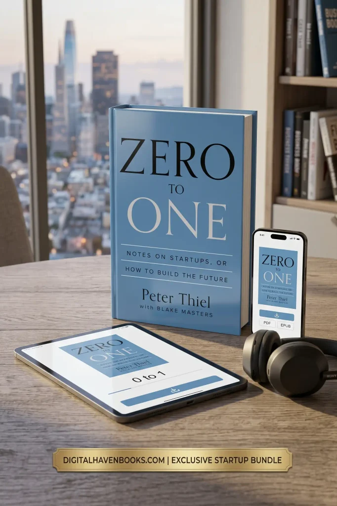 Zero to One by Peter Thiel book review and startup guide concept