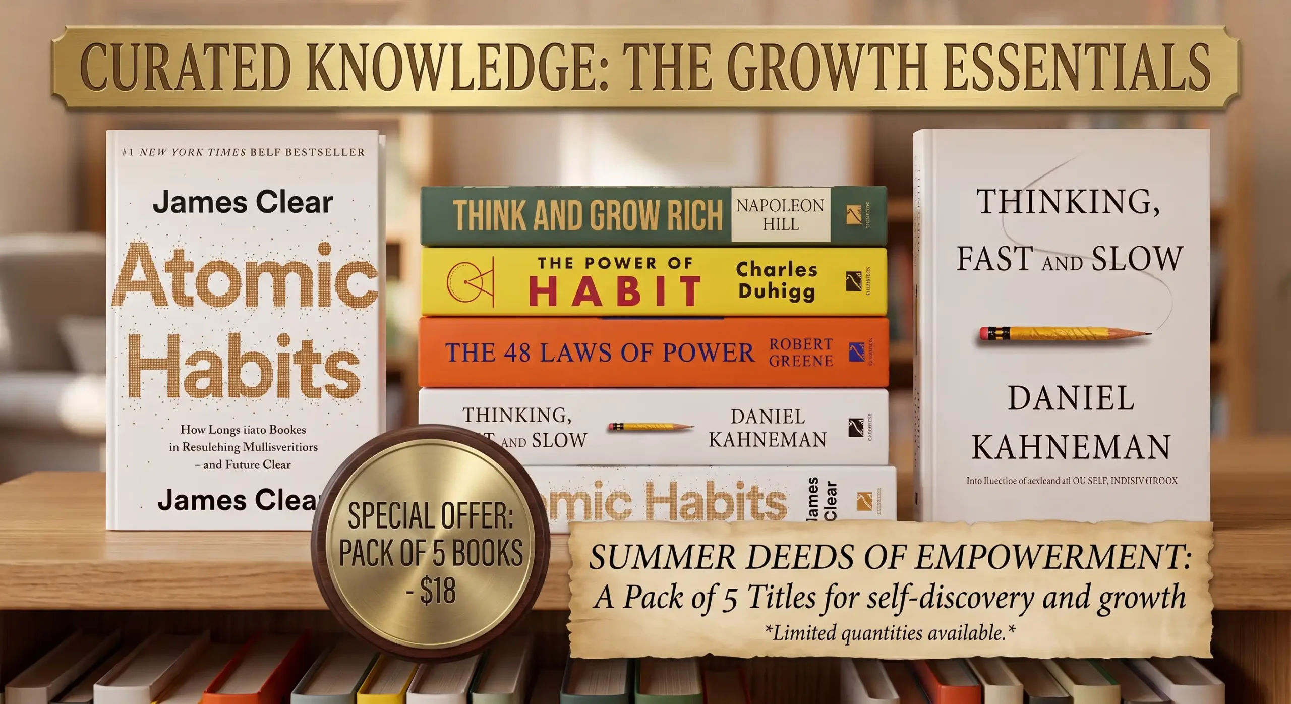 Top 5 Must-Read Books for Personal Growth and Success