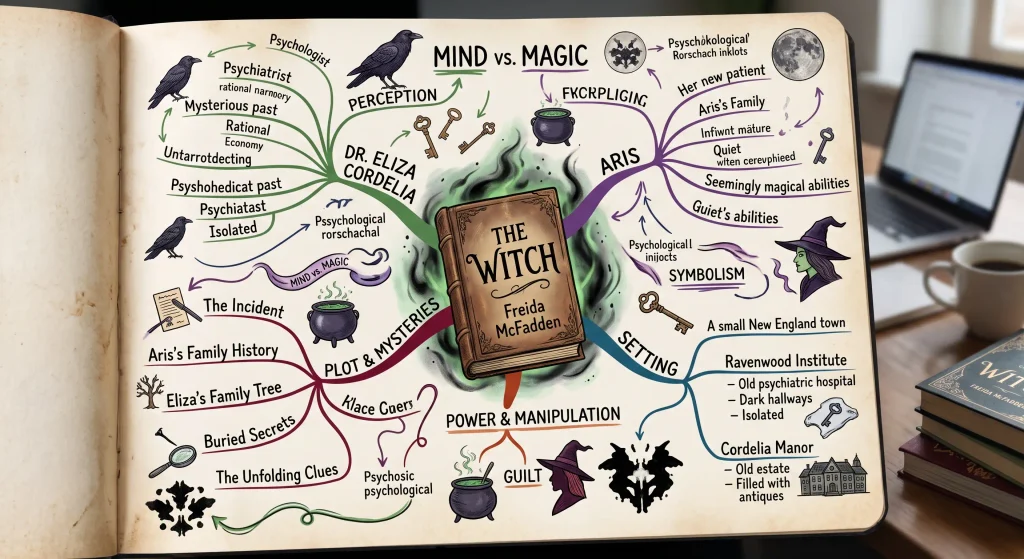 /mockup The Witch by Freida McFadden